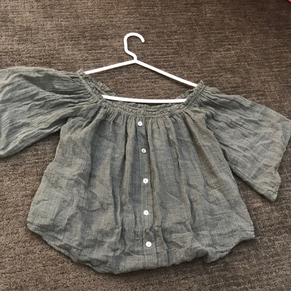 Strapless top from Free People